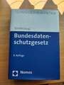 Bundesdatenschutzgesetz 8. Auflage Nomos Kommentar