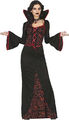 Vampir Kostüm Damen Vampirin Vamp Dark Lady Dracula dunkle Prinzessin L 42-44