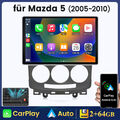 13.1" DAB+ Autoradio Für Mazda 5 2005-2010 Android 13 Navi GPS 2G+64G FM CARPLAY