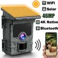 Campark WLAN Wildkamera 4K 46MP Solar Powered Jagdkamera Überwachungskamera