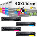 4x XXL Toner für HP 207X LaserJet Pro MFP M 283 fdw fdn M 282 nw M 255 dw nw Set