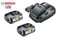 Bosch Starterset Ladegerät AL 1830 CV + 2x PBA 18V 2,5Ah Akku