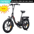 FAFREES F20 20 Zoll Klapprad Elektrofahrrad 250W Pedelec e-Citybike Damen Herren