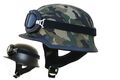 Tactical Helm mit Brille Gotcha Paintball Swat Stahlhelm Wehrmachts Style 