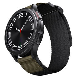 Für Samsung Galaxy Watch 3 45/46mm 7 FE 6 5 4 40 44 45mm Classic Nylon Armband