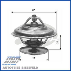 NEU - GATES TH13380G1 Thermostat, Kühlmittel für CHRYSLER DODGE FORD JEEP