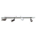 Litecraft Spotlight Bar verstellbare Decke 4 Licht - poliertes Chrom Abstand  