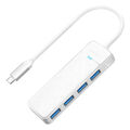 USB 3.0 Hub Adapter 4-Port USB Verteiler Splitter 4-IN-1 Datenhub für PC Laptop