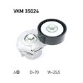 SKF Spannrolle, Keilrippenriemen für OPEL VAUXHALL CHEVROLET VKM 35024