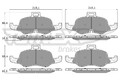 TOMEX Brakes Bremsbelagsatz Scheibenbremse TX 18-61 für AUDI TT FV3 FVP Roadster