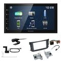 Kenwood DMX129DAB   Autoradio für Smart ForTwo 2010-2015 schwarz