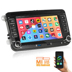 1+32G 7" Android 13 Autoradio GPS Navi Wifi FM BT USB RDS für VW GOLF 5 6 Passat