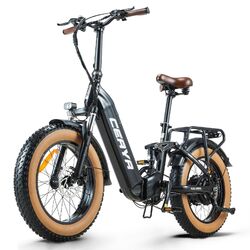 E-Citybike 20 Zoll Elektrofahrrad 500W E Mountainbike Fatbike Pedelec Ebike