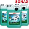 3x SONAX Scheibenreiniger Ocean Fresh gebrauchsfertig Scheiben Wischwasser 5L