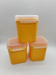 3x Tupperware Bellevue 1,2 Liter, Set, Aufbewahrungsdosen