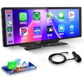 10.26" Tragbarer Apple CarPlay und Android Auto Wireless Display Autoradio DE