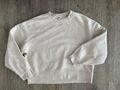 UNIQLO Sweatshirt Damen Gr. S / DE 36 beige grauweiß Casual-Look