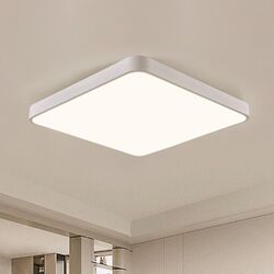 40CM LED Deckenleuchte 36W Warmweiß 3000K Eckig Deckenlampe ltra Dünn 4CM