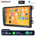 Für VW GOLF 5 Passat Polo Touran Caddy 9" Android 13 Autoradio GPS BT 2+32G DAB+