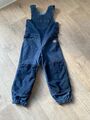 Finkid Hose 100/110 Robust Besatz Latzhose Blau Unisex