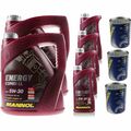 12L Motoröl MANNOL Energy Combi LL 5W-30 3x Motor Doctor ADDITIV