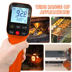 LCD Infrarot Thermometer Pyrometer Laser Temperaturmesser Gun 30:1 1600°C/2912°F