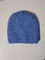 Hell Blau Warme Wintermütze Mütze Strickmütze Beanie Winter Handarbeit