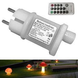 31V 6W LED Netzteil, IP44 Trafo Transformator Treiber Adapter mit Fernbedienung
