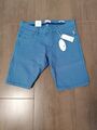 Esprit Edc Herren kurze Hose Shorts Große 34 Neu Blau