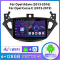 128G Carplay Android 13 Autoradio Navi GPS SWC DAB Für Opel Corsa E 2015-19 Adam