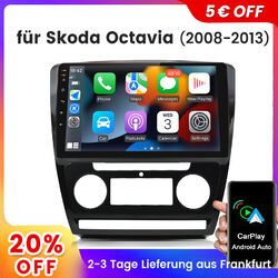 10'' Android12 Für Skoda Octavia 2008-2013 AUTORADIO ANDROID AUTO CAR PLAY Skoda