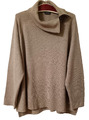 Rollkragenpullover BASLER 9% Wolle Beige Gr. 48/50/52 - s. Beschreibung