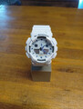 Casio G-Shock 5081, GA 100 Weiss, Analog Digital, Batterie Neu, Gebraucht