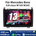 Android 13 Autoradio Für Benz A/B Klasse Sprinter Viano VW Crafter GPS Nav 2+64G