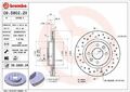 2x BREMBO 09.5802.2X Bremsscheibe vorne für DACIA  passend für NISSAN RENAULT