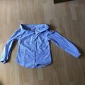 Damen Bluse Hemd Gestreifte Weiß/Blau Gr.38 66% Baumwolle Esqualo