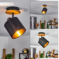 Decken Lampe Verstellbar Ess Wohn Schlaf Zimmer Leuchte Holz/Stoff Flur Strahler