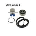 1x Wasserpumpe + Zahnriemensatz SKF VKMC 03110-1 passend für CITROËN PEUGEOT