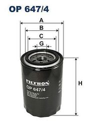 Filtron Op647/4 Ölfilter für Avia D-Line 3.6 4.0 00-07