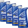 4x 1 LITER MANNOL UNIVERSAL 80W-90 GL-4 GETRIEBEÖL passend für MIL L 2105 GL4