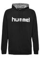 Hummel Herren Hoodie HHMLGO 100% Baumwolle mit Logo Print Kapuze Kordelzug