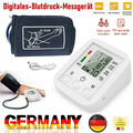 Oberarm Blutdruckmessgerät Digital LCD Pulsmessung Blutdruck Monitor Puls Heim