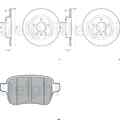 DELPHI BREMSSCHEIBEN 264mm + BELÄGE HINTEN passend für OPEL CORSA E + ADAM