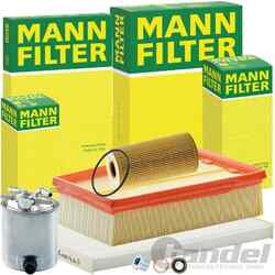 MANN-FILTER INSPEKTIONSPAKET passend für NISSAN QASHQAI/+2 X-TRAIL 2 T31/2.0 dCi