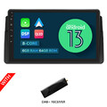 DAB+Android 13 4G LTE Carplay Autoradio 6+64G GPS Für BMW 3er E46 318 320 325 M3