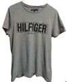 Unisex Tommy Hilfiger Grau Casual New York T-Shirt Gr S 44/46 Baumwolle Grau