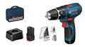 Bosch Professional 12V System Akku Schlagbohrschrauber GSB 12V-15 Bohr-Ø Holz...