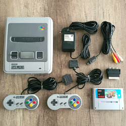 Super Nintendo - SNES ► Original Spielkonsole | 2 Controller | Mario Kart ◄ TOP