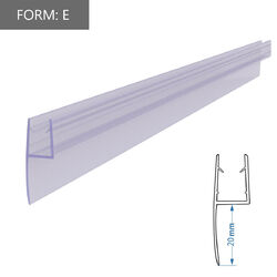 Duschdichtung Wasserabweiser Ersatzdichtung Duschkabine Duschtür 5/ 6 / 8mm Glas