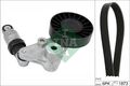 Schaeffler INA Keilrippenriemensatz 529 0201 10 für OPEL SAAB ASTRA Caravan T98